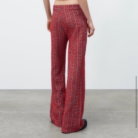 Zara Women’s Textured Loose Trouser - Size L - Picture 3 of 12